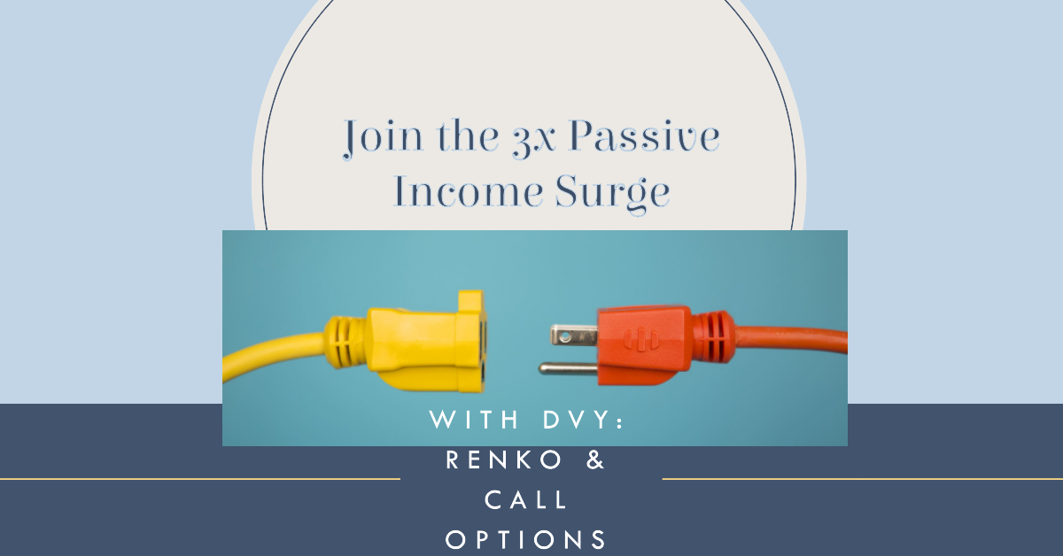 Join the 3x Passive Income Surge. with DVY: Renko & Call Options.