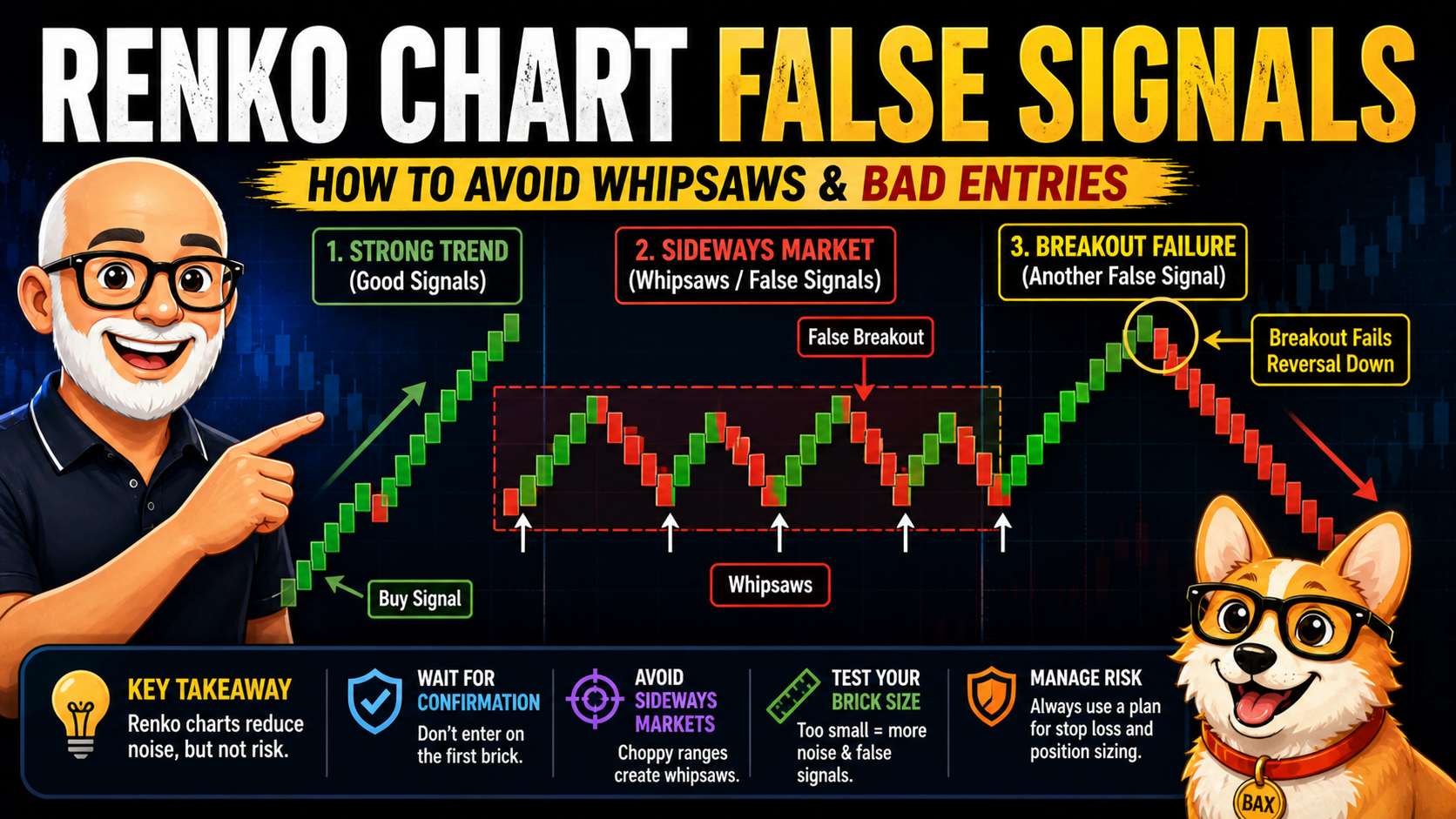 Renko Chart False Signals: How to Avoid Whipsaws and Bad Entries
