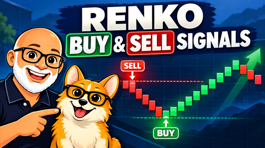 Renko buy and sell signals illustrated with Renko bricks, breakout levels, and buy and sell markers.